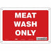 Safety Sign 7 in x 10 in Aluminum