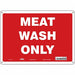 Safety Sign 10 in x 14 in Aluminum