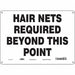 Safety Sign 10 in x 14 in Aluminum
