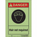 Safety Sign 10 in x 7 in Glow Vinyl