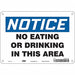 Safety Sign 7 in x 10 in Aluminum