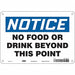 Safety Sign 7 in x 10 in Polyethylene