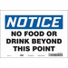 Safety Sign 7 in x 10 in Vinyl