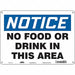 Safety Sign 10 in x 14 in Aluminum