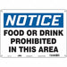 Safety Sign 10 in x 14 in Polyethylene
