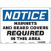Safety Sign 10 in x 14 in Polyethylene