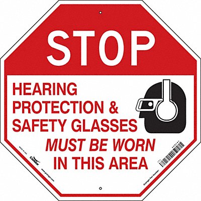 Safety Sign 24 inx24 in Polyethylene