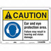 Safety Sign 10 inx14 in Polyethylene