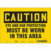Safety Sign 7 in x 10 in Vinyl
