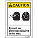 Safety Sign 14 in x 10 in Vinyl