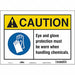 Safety Sign 10 in x 14 in Vinyl