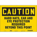 Safety Sign 10 in x 14 in Vinyl