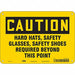 Safety Sign 7 in x 10 in Aluminum