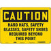 Safety Sign 10 inx14 in Polyethylene