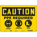 Safety Sign 10 inx14 in Aluminum