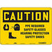 Safety Sign 10 inx14 in Aluminum
