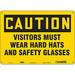 Safety Sign 10 inx14 in Polyethylene