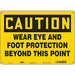 Safety Sign 10 in x 14 in Aluminum