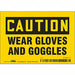 Safety Sign 3.5in x 5in Vinyl
