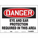 Safety Sign 10 in x 14 in Vinyl