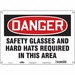 Safety Sign 10 inx14 in Polyethylene