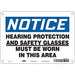 Safety Sign 7 in x 10 in Aluminum