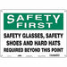 Safety Sign 10 inx14 in Polyethylene