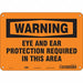 Safety Sign 7 in x 10 in Polyethylene