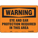 Safety Sign 10 in x 14 in Polyethylene