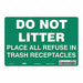 Safety Sign 7 in x 10 in Aluminum