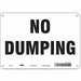Safety Sign 7 in x 10 in Aluminum