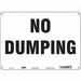 Safety Sign 10 in x 14 in Polyethylene
