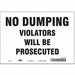 Safety Sign 7 in x 10 in Vinyl