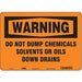 Safety Sign 10 in x 14 in Polyethylene