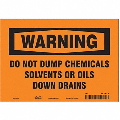 Safety Sign 7 inx10 in Vinyl