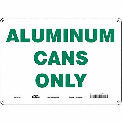 K0970 Safety Sign 10 in x 14 in Polyethylene