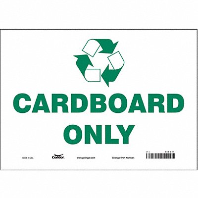K0972 Safety Sign 10 in x 14 in Vinyl