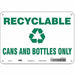 Safety Sign 7 in x 10 in Aluminum