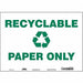 Safety Sign 10 in x 14 in Vinyl