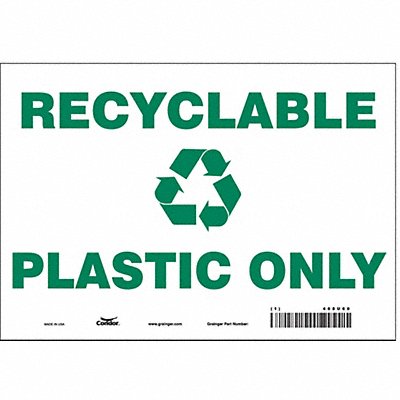 K0979 Safety Sign 7 in x 10 in Vinyl