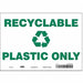 K0979 Safety Sign 7 in x 10 in Vinyl