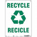 K0980 Safety Sign 14 in x 10 in Polyethylene