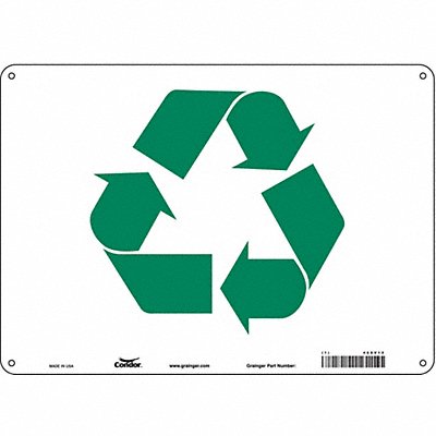 Safety Sign 10 in x 14 in Aluminum