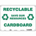 Safety Sign 10 in x 14 in Aluminum