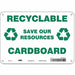 Safety Sign 7 in x 10 in Polyethylene