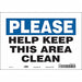 Safety Sign 7 in x 10 in Vinyl
