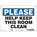 Safety Sign 7 in x 10 in Polyethylene