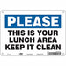 Safety Sign 7 in x 10 in Polyethylene