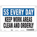 Safety Sign 7 in x 10 in Aluminum