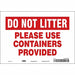 Safety Sign 7 in x 10 in Vinyl